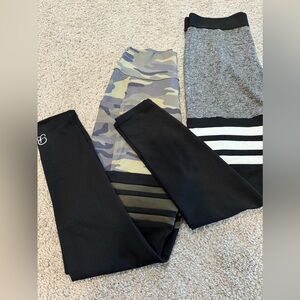 Bombshell Sportswear Black, Gray, and Camo Leggings